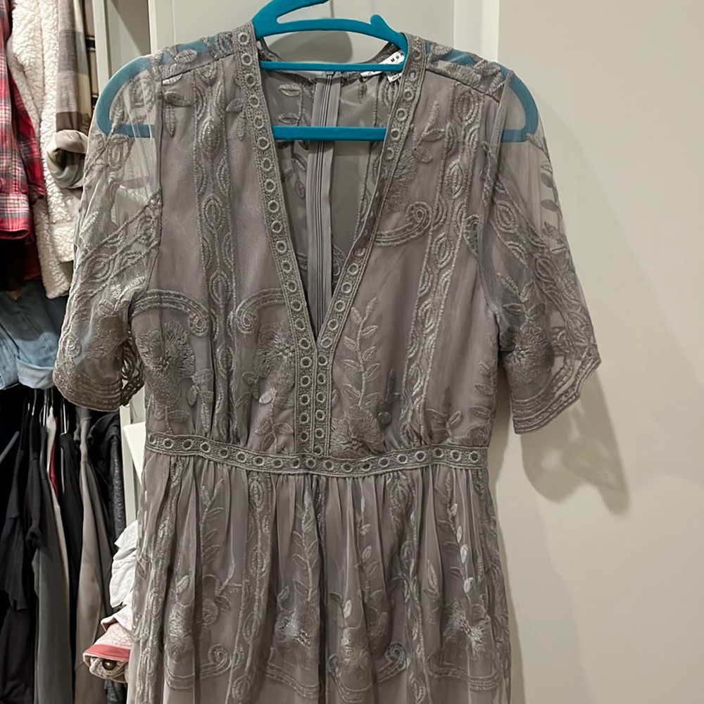 Lace mini dress